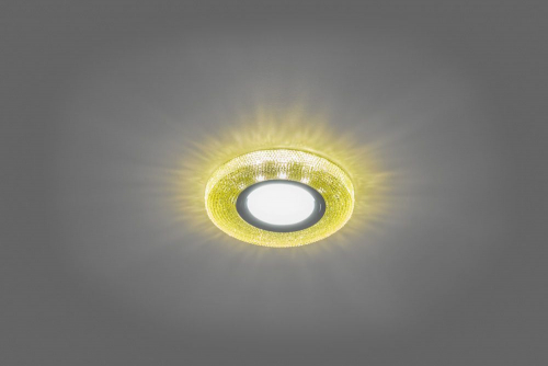 Светильник встраиваемый с белой LED подсветкой Feron CD972 потолочный MR16 G5.3 желтый 28601 в г. Санкт-Петербург  фото 2