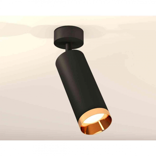 Комплект накладного светильника Ambrella light Techno Spot XM6343005 SBK/PYG черный песок/золото желтое полированное (A2210, C6343, N6134) в г. Санкт-Петербург  фото 3