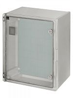 SQ0933-0210 Бокс пластиковый ЩМП-0-10, прозр. крышка, ABS, IP65, от -45 до +75 °С, навесной, (500x350x220) TDM
