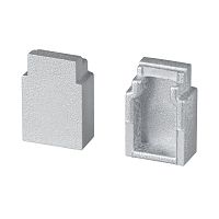 043909 Заглушка WALL-FANTOM-BENT-W10-SIDE глухая пластик (комплект) Arlight 