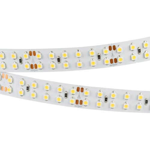 Лента RT 2-5000 24V Warm2700 2х2 (3528, 1200 LED, LUX) (Arlight, 19.2 Вт/м, IP20) 008770(B) в г. Санкт-Петербург 