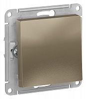 ATN000521 Выключатель 1-кл. AtlasDesign 2-п. 10А мех. шампань SE 