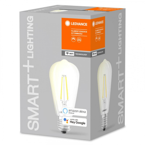 Лампа светодиодная SMART+ Filament Edison Dimmable 60 5.5Вт E27 LEDVANCE 4058075528277 в г. Санкт-Петербург  фото 2