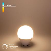 Лампа светодиодная диммируемая Elektrostandard E14 7W 4200K матовая BLE1449 a063765 в г. Санкт-Петербург 