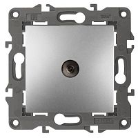 Б0034298 Розетка телевизионная проходная TV Elegance 14-3102-03 IP20 алюм. Эра 