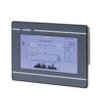 H1000-T070E Панель промышленная операторская диагональ 7дюйм 1677М цветов дисплей TFT разрешение 800х480 px порты: 2 COM 1 Micro USB 1 USB 1 Ethernet DKC 