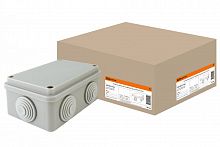 SQ1401-0105 Распаячная коробка ОП 120х80х50мм, крышка, IP55, 6 вх. TDM