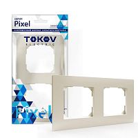 Рамка 2-м Pixel универс. беж. TOKOV ELECTRIC TKE-PX-RM2-C02 в г. Санкт-Петербург 