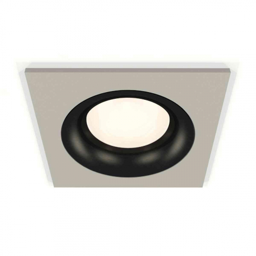 Комплект встраиваемого светильника Ambrella light Techno Spot XC7633002 SGR/PBK серый песок/черный полированный (C7633, N7011) в г. Санкт-Петербург 