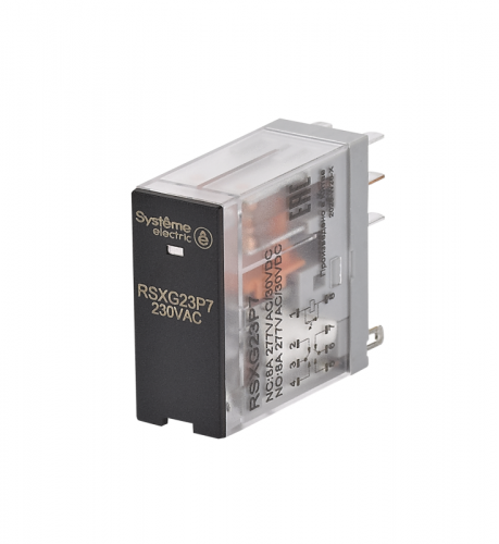 RSXG23P7 Реле 8А 2перекл. 230В AC LED SE 