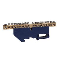 277846 Шина нулевая с изолятором OptiKit BB-D-N-DIN-18-6х9 син. КЭАЗ 