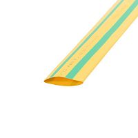 23-5008 Трубка термоусадочная ТУТ нг 35.0/17.5 желт./зел. 1м Rexant 