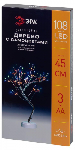 Светодиодная новогодняя фигура ЭРА Дерево с самоцветами ЕGNID - 36MC Б0056009 в г. Санкт-Петербург  фото 2