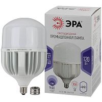 Лампа светодиодная сверхмощная ЭРА E27/E40 120W 6500K матовая LED POWER T160-120W-6500-E27/E40 Б0051794 в г. Санкт-Петербург 