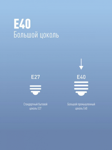 Лампа светодиодная HВтLED 50Вт 220В E40 6500К Космос LksmHWLED50WE4065 в г. Санкт-Петербург  фото 4