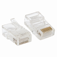 TRC-PLUG-5EUTP-10 Коннектор RJ45 (8P8C) кат.5E неэкранир. TERACOM универс. (уп.10шт) EKF 