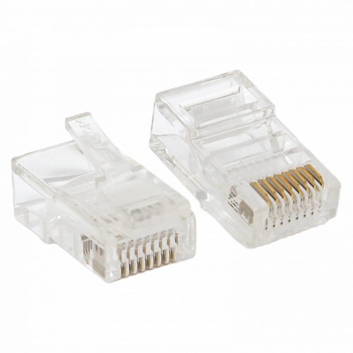 TRC-PLUG-5EUTP-10 Коннектор RJ45 (8P8C) кат.5E неэкранир. TERACOM универс. (уп.10шт) EKF 