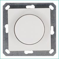 G4012W Светорегулятор поворотно-нажимной (диммер) LED 30-400Вт 1gang 2way механизм бел. глянцевый Jasmart 