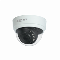 Видеокамера CVI/TVI/AHD/CVBS 2Мп купольная с ИК-подсветкой до 20м (3.6мм) EZ-IP EZ-HAC-D1A21P-0360B