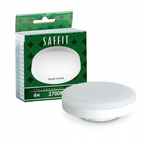 55194 Лампа светодиодная SB06 6Вт 2700К GX53 230В SAFFIT 