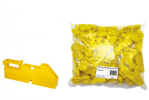 SQ0810-0001 Изолятор на DIN рейку желтый TDM