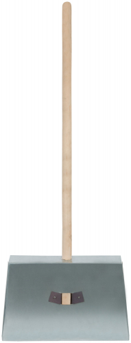 Лопата для уборки снега тротуарная трехбортная, оцинкованное железо, дерев.черенок 500х310х1450 мм в г. Санкт-Петербург  фото 4
