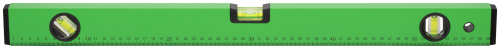 Уровень "Техно", 3 глазка, зеленый корпус, фрезерованная рабочая грань, шкала  600 мм в г. Санкт-Петербург  фото 2