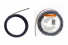 Нейлоновая кабельная протяжка НКП диаметр 4мм длина 5м с наконечниками (черная) TDM в г. Санкт-Петербург 