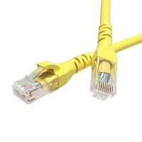 RN6AUU4505YL Патч-корд неэкранированный CAT6A U/UTP 4х2 LSZH 0.5м желт. DKC 