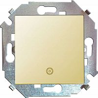 1591150-031 Механизм кнопки клавишной 1-м СП с пиктограм. 16А Simon15 сл. кость 
