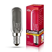 12984 Лампа накаливания MIC 40/T25/CL/E14 для вытяжек Camelion 