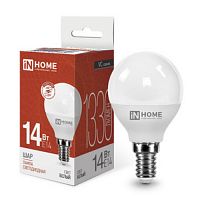 4690612047843 Лампа светодиодная LED-ШАР-VC 14Вт 230В E14 4000К 1330лм IN HOME 