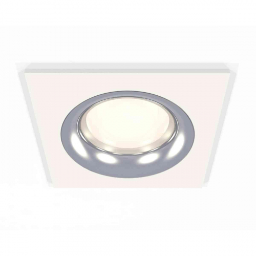 Комплект встраиваемого светильника Ambrella light Techno Spot XC7631003 SWH/PSL белый песок/серебро полированное (C7631, N7012) в г. Санкт-Петербург 