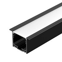 036513 Профиль SL-LINIA49M-F-2000 BLACK L2000 алюм. Arlight 