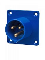 SQ0607-0001 Вилка 613 скрытая 2Р+РЕ 16А 220В IP44 TDM