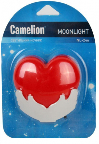Светильник "Сердце" NL-246 LED ночник с выкл. 220В Camelion 14266 в г. Санкт-Петербург  фото 2
