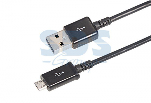 Кабель USB microUSB длинный штекер 1м черн. Rexant 18-4268-20 в г. Санкт-Петербург  фото 2