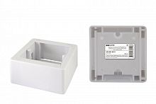 SQ1401-0231 Коробка установочная ОП 88х88х44 мм, универсальная, подъемная, белая, IP20, инд. штрихкод TDM