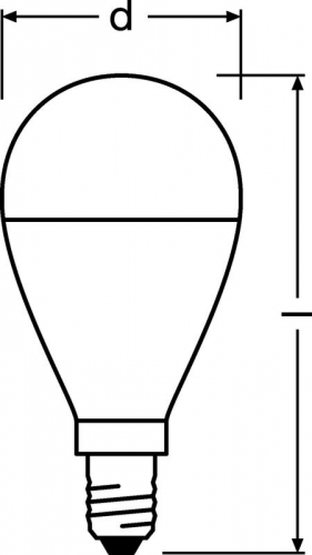 Лампа светодиодная LED Value LVCLP75 10SW/865 10Вт шар матовая E14 230В 10х1 RU OSRAM 4058075579774 в г. Санкт-Петербург  фото 2