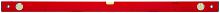 Уровень "Стандарт", 3 глазка, красный корпус, фрезерованная рабочая грань, шкала 1000 мм в г. Санкт-Петербург 