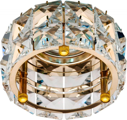 Светильник встраиваемый Feron CD4527 потолочный MR16 G5.3 прозрачно-золотистый 28195 в г. Санкт-Петербург 