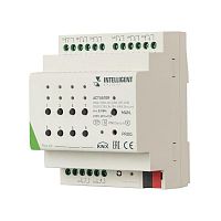 039896 Актуатор KNX-7083-82-DRO-MF-DIN (BUS/230В 8х10А KNX Secure) IP20 пластик INTELLIGENT ARLIGHT 