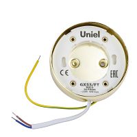 UL-00004147 Светильник точечный GX53/FT Gold 10 Prom накладной зол. Uniel 