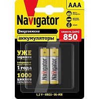 Аккумулятор AAA/HR03 94 784 NHR-850-HR03-RTU-BP2 (блист.2шт) Navigator 94784 в г. Санкт-Петербург 