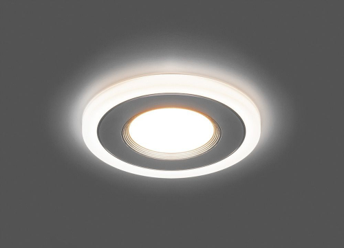 Светодиодный светильник Feron AL2770 встраиваемый 9W 4000K и подсветка 4000К белый 28909 в г. Санкт-Петербург  фото 4