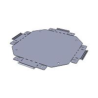 x5020007-FL Ответвитель крестообразный 50х200мм плоский EKF 