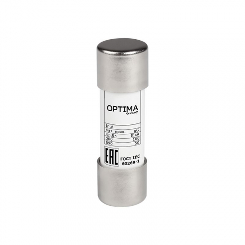 379351 Вставка плавкая цилиндрическая OptiFuse CF14-4-gG-В4 КЭАЗ 