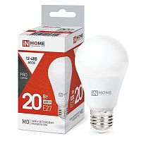 4690612056012 Лампа светодиодная низковольтная LED-MO-PRO 20Вт 12-48В E27 4000К 1650лм IN HOME 