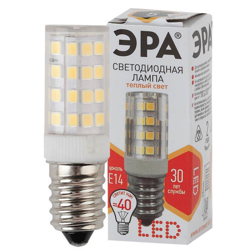 Лампа светодиодная ЭРА E14 5W 2700K прозрачная LED T25-5W-CORN-827-E14 Б0033030 в г. Санкт-Петербург  фото 3