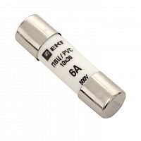pvc-10x38-6 Вставка плавкая цилиндрическая ПВЦ 10х38 6А EKF 